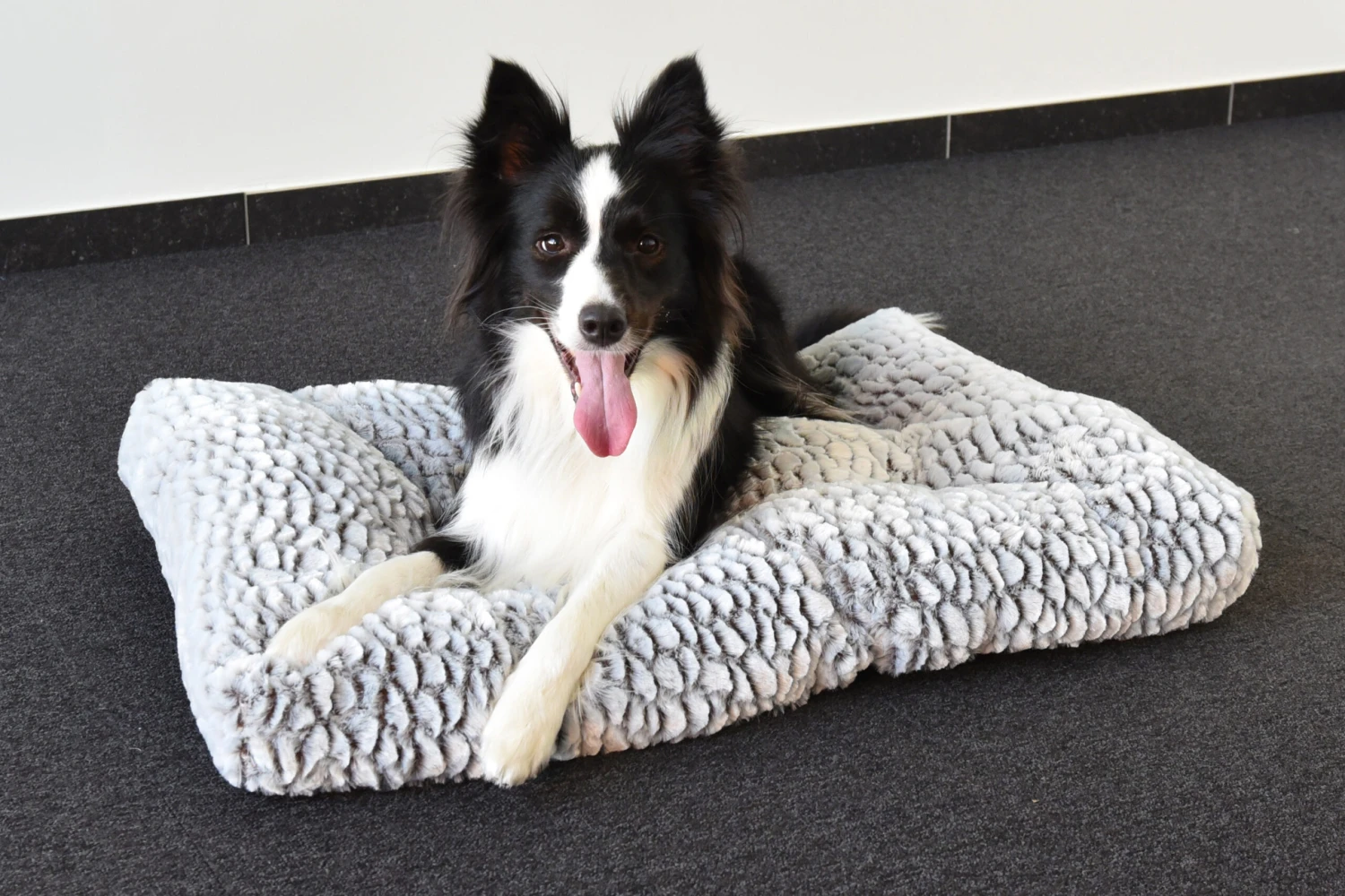 Flamingo Coussin Snoozzy Rectangulaire Gris/noir 120x80x17cm 3 Flamingo Coussin Snoozzy Rectangulaire Gris/noir 120x80x17cm – Image 3