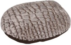 Flamingo Coussin Snoozzy Ovale Fermeture Eclair Brun 50x40x8cm