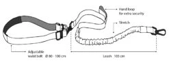 Flamingo Laisse Pour Le Jogging + Ceinture Ventrale Diran M Laisse 103cm / Ceinture 76-100cm -Chien Fournitures Boutique 1d80efe29a56af706209438d875d15f3094c4211edf57c2c29487e9f6bae259b