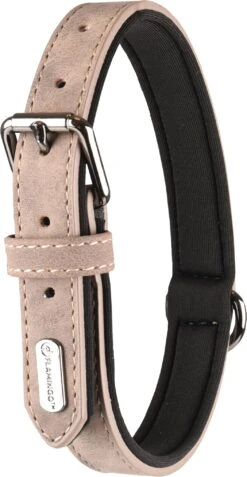 Flamingo Collier Delu Taupe 20/25cm 10mm
