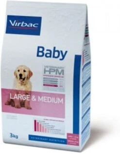 Virbac Veterinary Hpm Baby Large & Medium Pour Chien 7kg