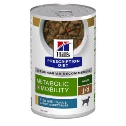 Hill's Prescription Diet Metabolic + Mobility Pour Chien Au Thon Et Au Légumes 12x354