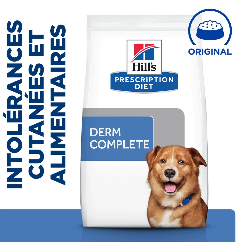 Hill's Prescription Diet Derm Complete Croquettes Pour Chien - 12Kg 2 Hill's Prescription Diet Derm Complete Croquettes Pour Chien - 12Kg – Image 2