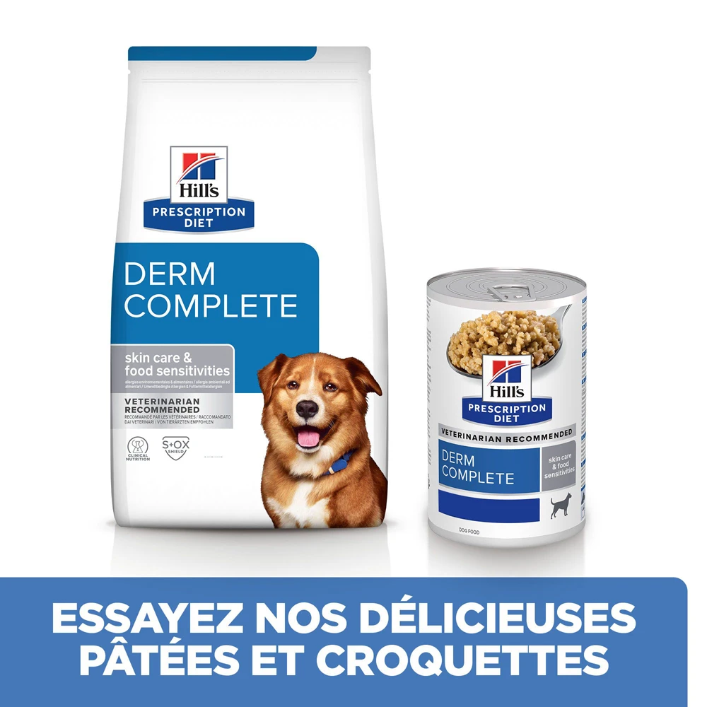 Hill's Prescription Diet Derm Complete Croquettes Pour Chien - 12Kg 6 Hill's Prescription Diet Derm Complete Croquettes Pour Chien - 12Kg – Image 6