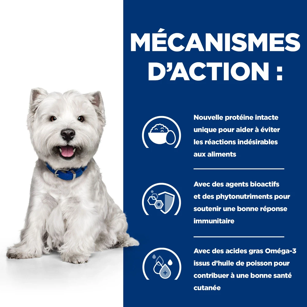 Hill's Prescription Diet Derm Complete Mini Croquettes Pour Petit Chien - 6Kg 3 Hill's Prescription Diet Derm Complete Mini Croquettes Pour Petit Chien - 6Kg – Image 3