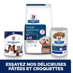Hill's Prescription Diet Z/D Mini Food Sensitivities 1Kg -Chien Fournitures Boutique 52742040622 5 FR