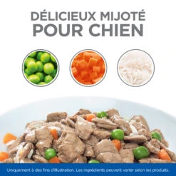 Hill's Science Plan Healthy Cuisine Mijoté Pour Chien Adulte Au Poulet Et Légumes Ajoutés -Chien Fournitures Boutique 52742050393 8 FR science plan chien adult healthy cuisine mijotes sachet repas poulet boeuf 12x90g