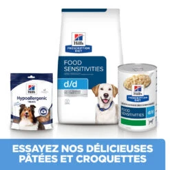 Hill's Prescription Diet D/D Sensitivities Pour Chien Au Canard Et Au Riz 1,5Kg -Chien Fournitures Boutique 52742917900 5 FR