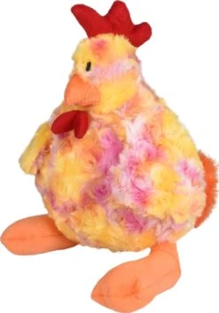 Flamingo Jouet Chien Lorio Peluche Poule Small Jaune 32cm