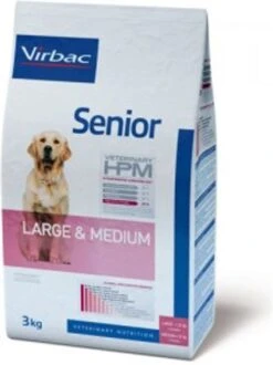 Virbac Veterinary Hpm Senior Large & Medium Pour Chien 12kg