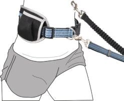 Flamingo Laisse Pour Le Jogging + Ceinture Ventrale Rono Bleu Laisse 180-250cm / Ceinture 79,5-140cm -Chien Fournitures Boutique 73d3c513dcee7e4597c8312693f0ad1c821c6f51a7df08b1fc88babbd2d67f8e