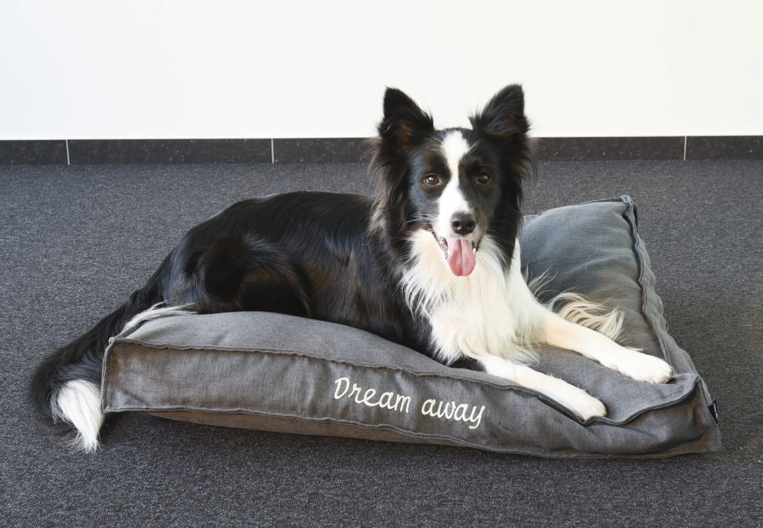 Flamingo Coussin Dream Away Rectangulaire+rebord+fermeture Eclair Gris 80x60x10cm 5 Flamingo Coussin Dream Away Rectangulaire+rebord+fermeture Eclair Gris 80x60x10cm – Image 5