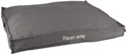 Flamingo Coussin Dream Away Rectangulaire+rebord+fermeture Eclair Gris 100x70x12cm