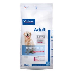 Virbac Veterinary Hpm Adult Neutered Large & Medium Pour Chien 3kg -Chien Fournitures Boutique HPM Neutered Chien Adult LM 16Kg 6 FR