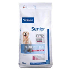 Virbac Veterinary Hpm Senior Neutered Large & Medium Pour Chien 3kg -Chien Fournitures Boutique HPM Neutered Chien Senior LM 12Kg 5 FR