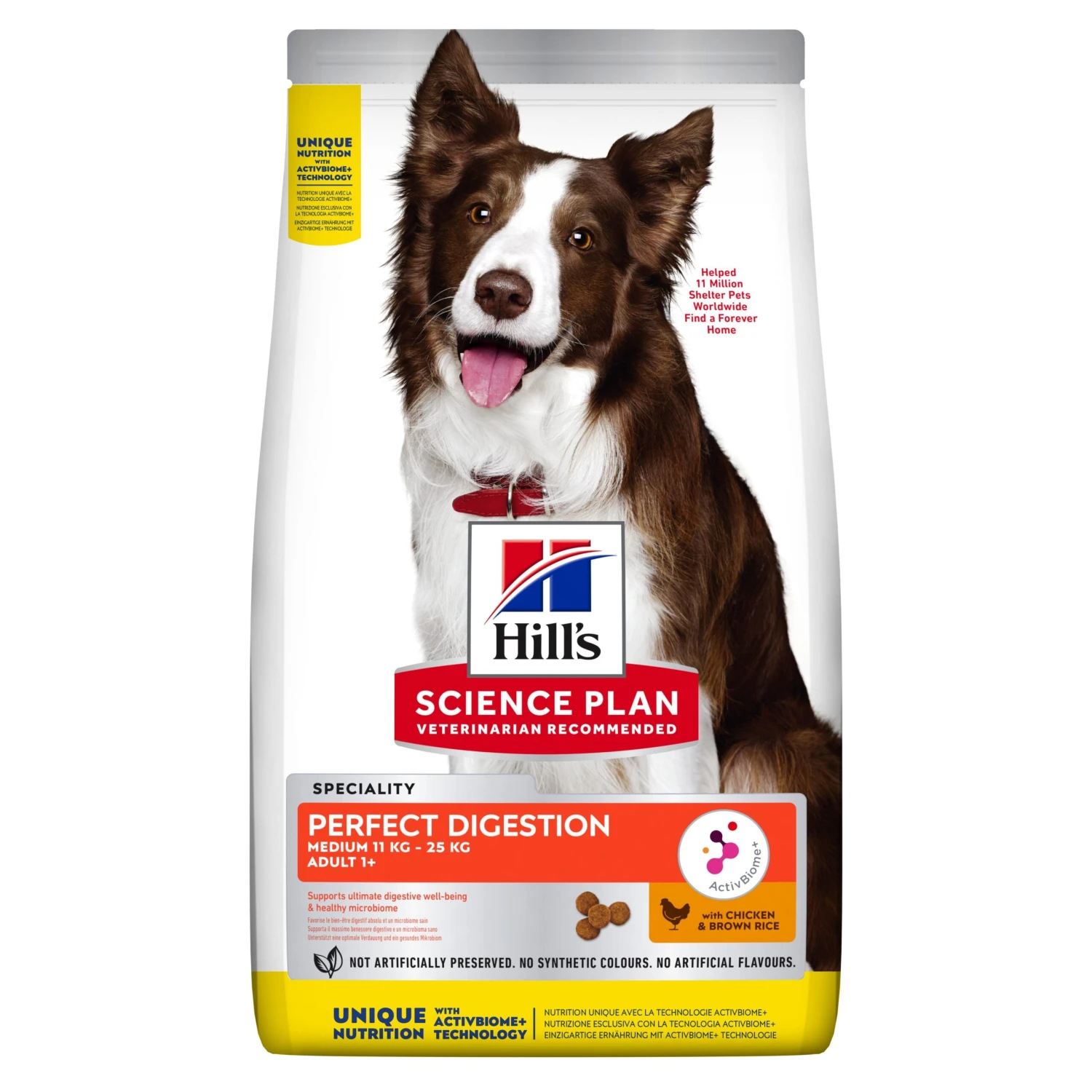 Hill's Science Plan Perfect Digestion Medium Croquettes Pour Chien 2,5kg 1 Hill's Science Plan Perfect Digestion Medium Croquettes Pour Chien 2,5kg