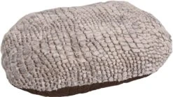 Flamingo Coussin Snoozzy Ovale Fermeture Eclair Brun 100x76x10cm