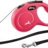Laisse Flexi New Classic Cordon S/5m Rouge