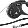 Laisse Flexi New Classic Cordon S/8m Noir