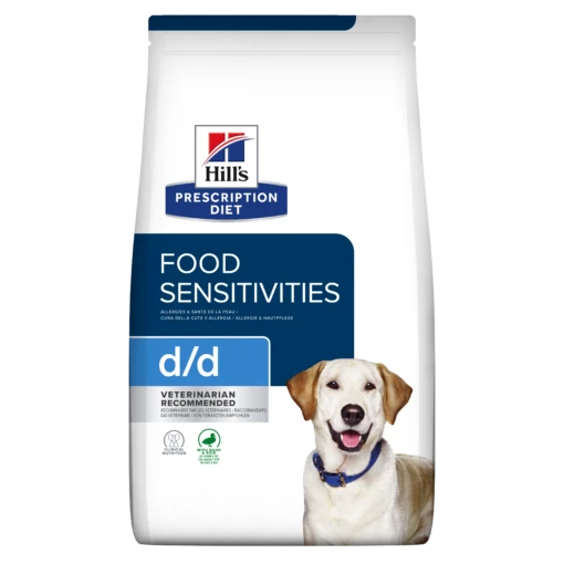 Hill's Prescription Diet D/D Sensitivities Pour Chien Au Canard Et Au Riz 1,5Kg