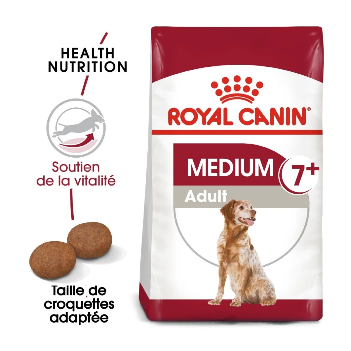 Royal Canin Medium Adult 7+ Pour Chien 15kg 3 Royal Canin Medium Adult 7+ Pour Chien 15kg – Image 3